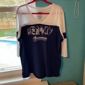 Avengers Torrid mid-length sleeve shirt